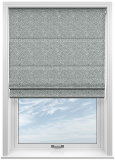 Atina (Blackout), Mottled Black - Roman Blind